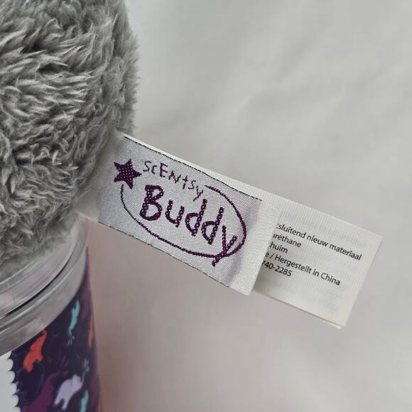 Scentsy Bitty Buddy Gray Elephant Plush Scented Black Raspberry Vanilla Fragrant - Picture 3 of 10